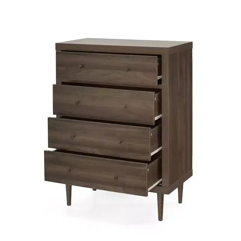COMODINO NORDIC A 4 CASSETTI
