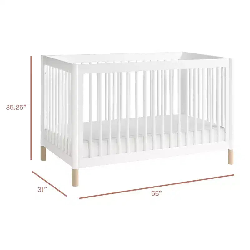 Culla Convertibile 4-in-1 Babyletto Gelato con Kit di Conversione per Lettino per Bambini