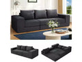 Homdox 110 Divano Letto Cloud a 3 Posti con Seduta Profonda e Base Antiscivolo, Chaise Longue a L per Soggiorno, Nessun Montaggio Richiesto,