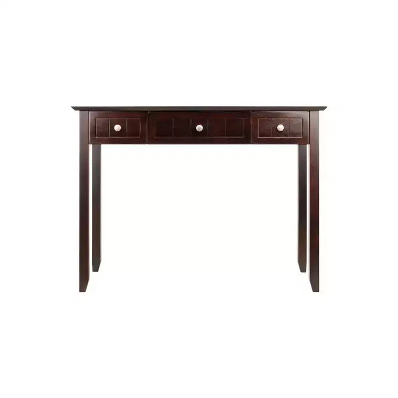 HomeStock Scrivanie per computer in truciolato color marrone da 76 cm H con ripiano aperto
