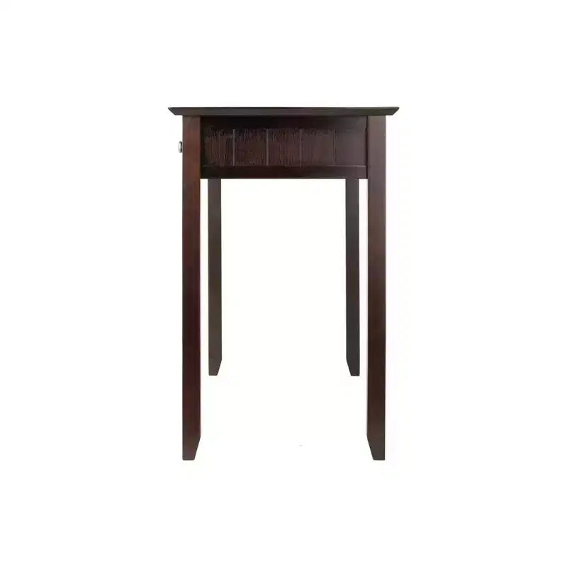 HomeStock Scrivanie per computer in truciolato color marrone da 76 cm H con ripiano aperto