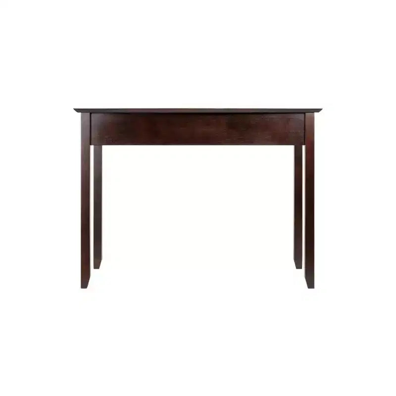 HomeStock Scrivanie per computer in truciolato color marrone da 76 cm H con ripiano aperto