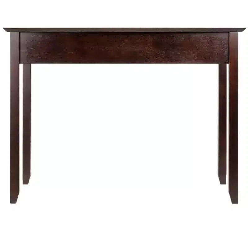 HomeStock Scrivanie per computer in truciolato color marrone da 76 cm H con ripiano aperto