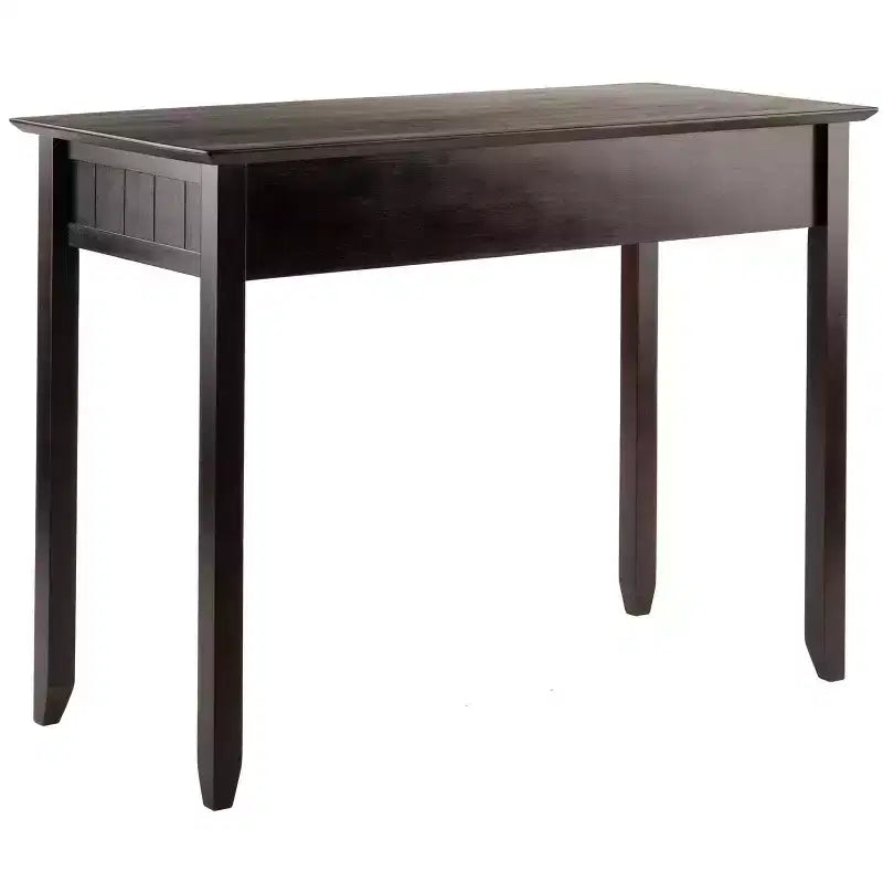 HomeStock Scrivanie per computer in truciolato color marrone da 76 cm H con ripiano aperto