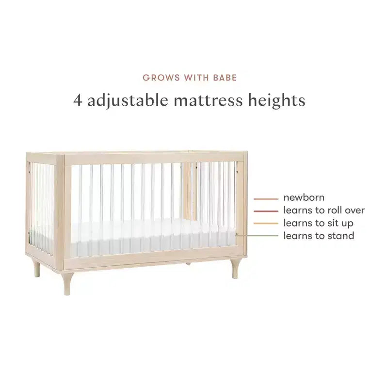 Culla convertibile 3-in-1 Babyletto Lolly con kit di conversione per lettino da giorno