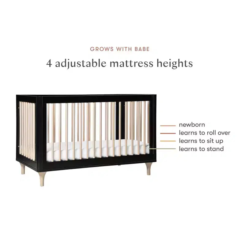 Culla convertibile 3-in-1 Babyletto Lolly con kit di conversione per lettino da giorno
