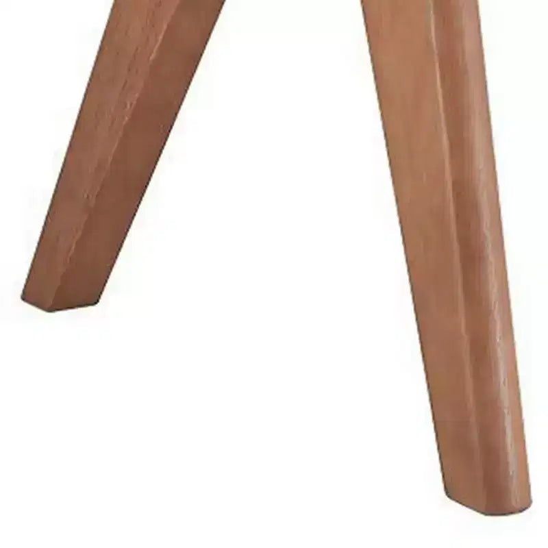 Tavolino d'appoggio/da divano Royal Hampton 22 pollici, gambe angolate, finitura in legno marrone naturale