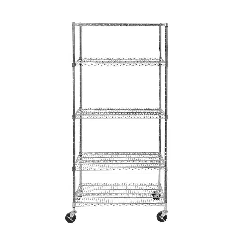 Scaffalatura in filo d'acciaio UltraDurable a 5 ripiani Seville Classics, certificata NSF, 36 L x 24 P x 75 H