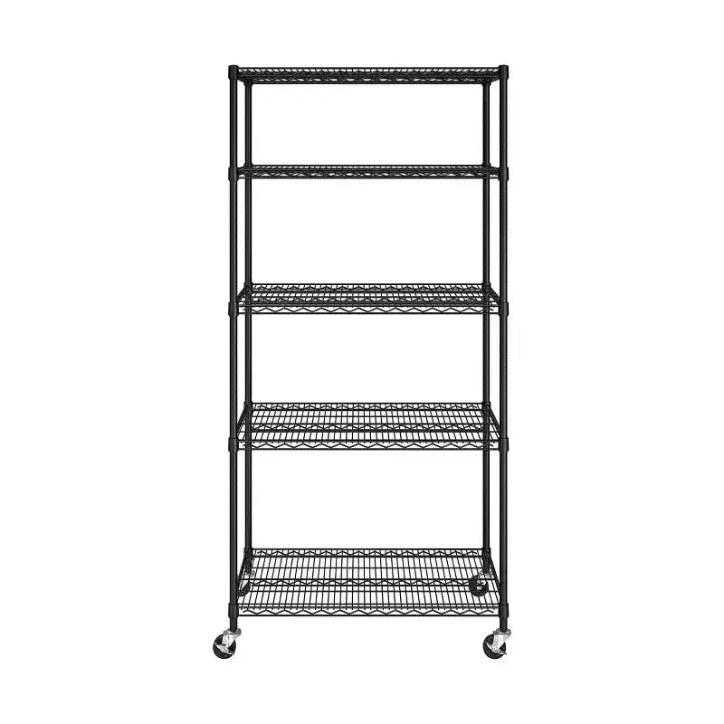 Scaffalatura in filo d'acciaio UltraDurable a 5 ripiani Seville Classics, certificata NSF, 36 L x 24 P x 75 H