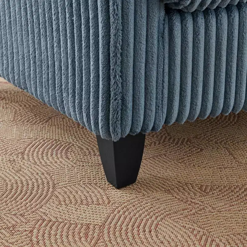 EHMKNP Poltrona a Poltroncina Singola in Peluche con Morbido Cuscino, Schienale e Braccioli | Perfetta per Soggiorno e Camera da Letto