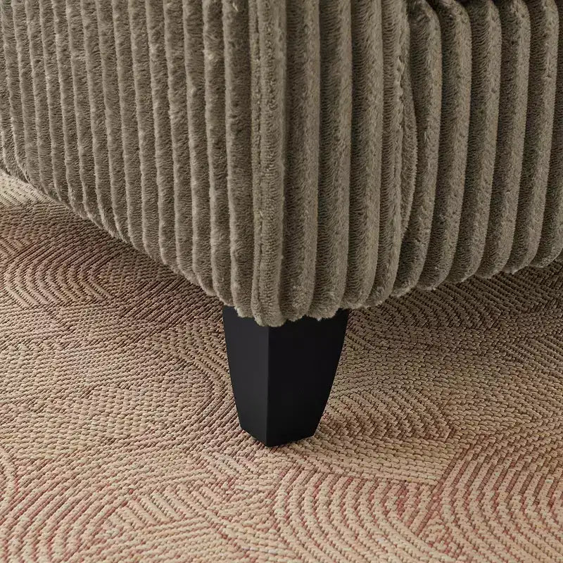EHMKNP Poltrona a Poltroncina Singola in Peluche con Morbido Cuscino, Schienale e Braccioli | Perfetta per Soggiorno e Camera da Letto