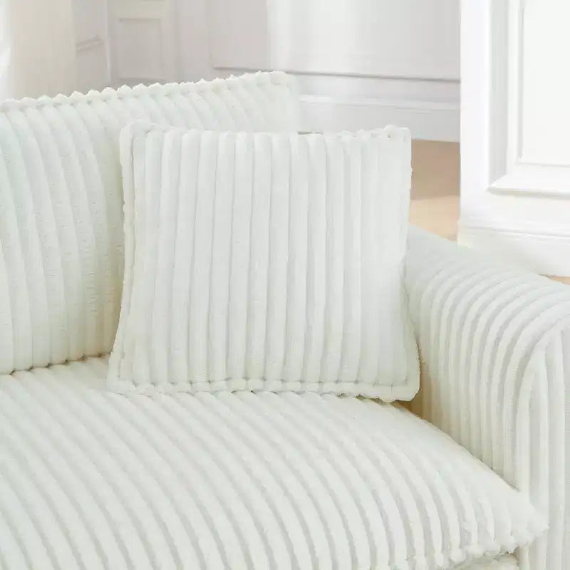 EHMKNP Poltrona a Poltroncina Singola in Peluche con Morbido Cuscino, Schienale e Braccioli | Perfetta per Soggiorno e Camera da Letto