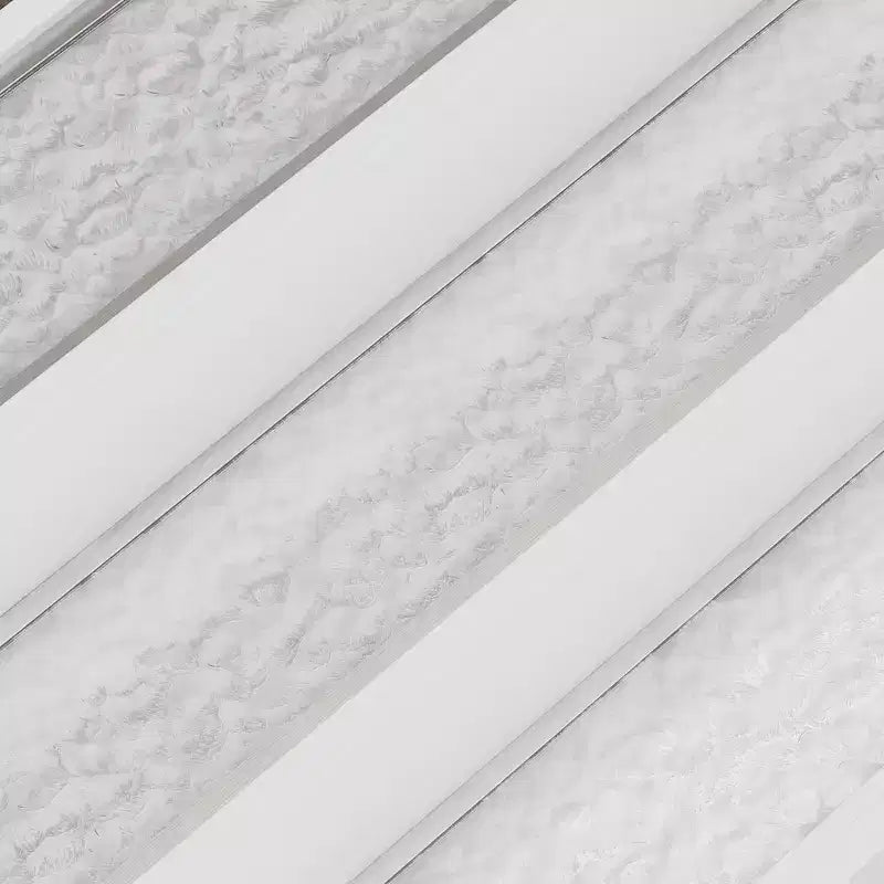 Mobile bar/cantinetta Famapy White a più strati: piano in vetro con motivo a onde, design a livelli, ampio spazio per vino e liquori, illuminazione d'ambiente