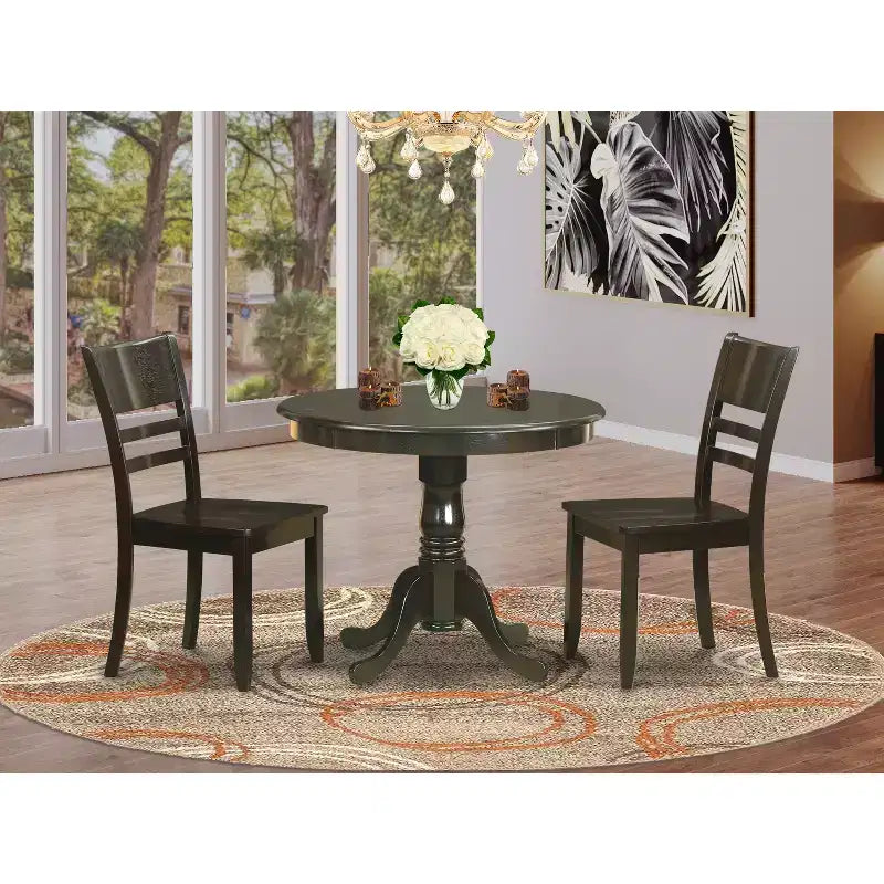 Set tavolo e sedie da pranzo rotondo da cucina - Tavolo moderno per sala da pranzo