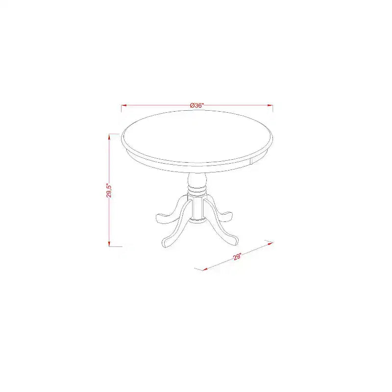 Set tavolo e sedie da pranzo rotondo da cucina - Tavolo moderno per sala da pranzo
