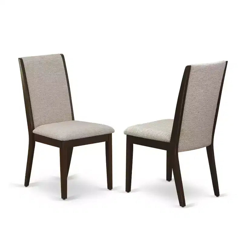 Set tavolo da pranzo HomeStock 3 pezzi in legno massello rettangolare con piano a ribalta finitura mogano