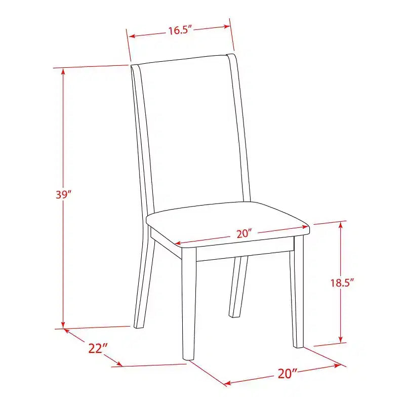 Set tavolo da pranzo HomeStock 3 pezzi in legno massello rettangolare con piano a ribalta finitura mogano