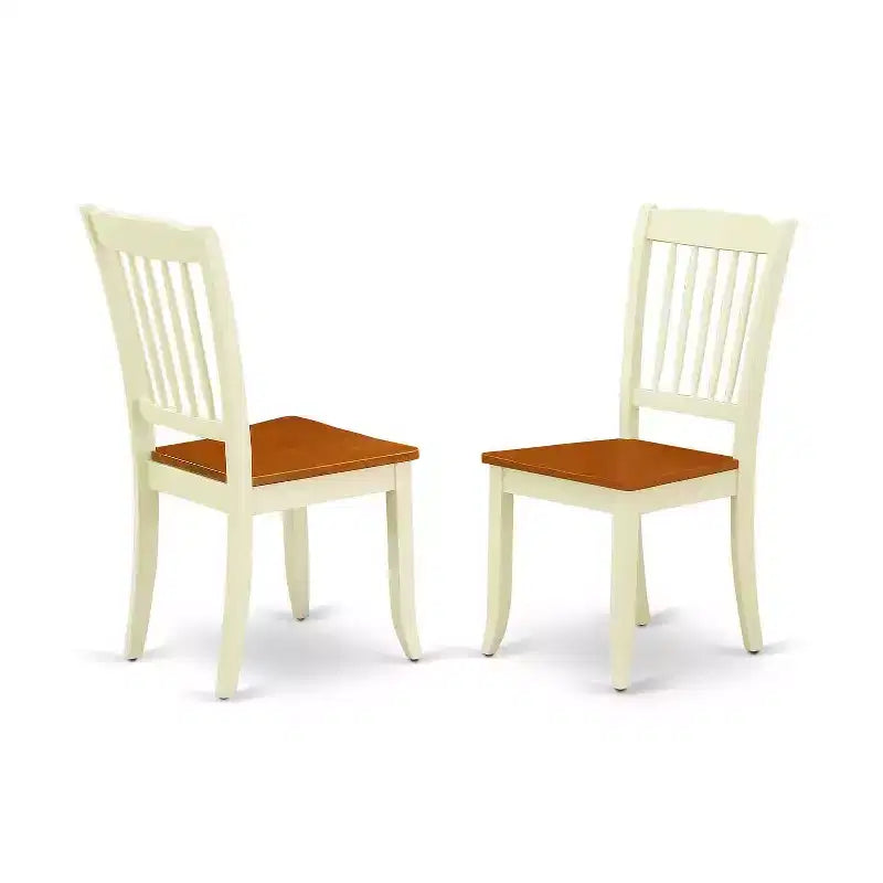 Set da pranzo Art Déco 7 pezzi Tavolo rettangolare con allunga e 6 sedie - 60x78 pollici