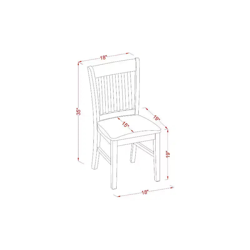 Set tavolo da pranzo vittoriano - Tavolo e sedie da cucina vintage - Set tavolo in legno da 7 pezzi