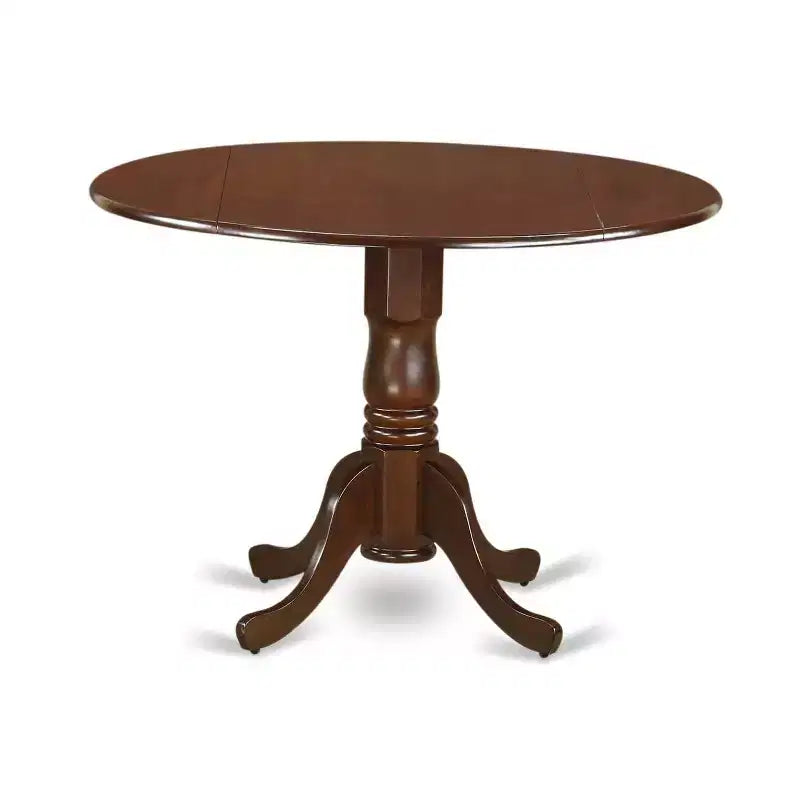 Set Tavolo da Pranzo Rotondo - Tavolo da Cucina da 42 Pollici con 2 Sedie - Finitura Bianco Lino