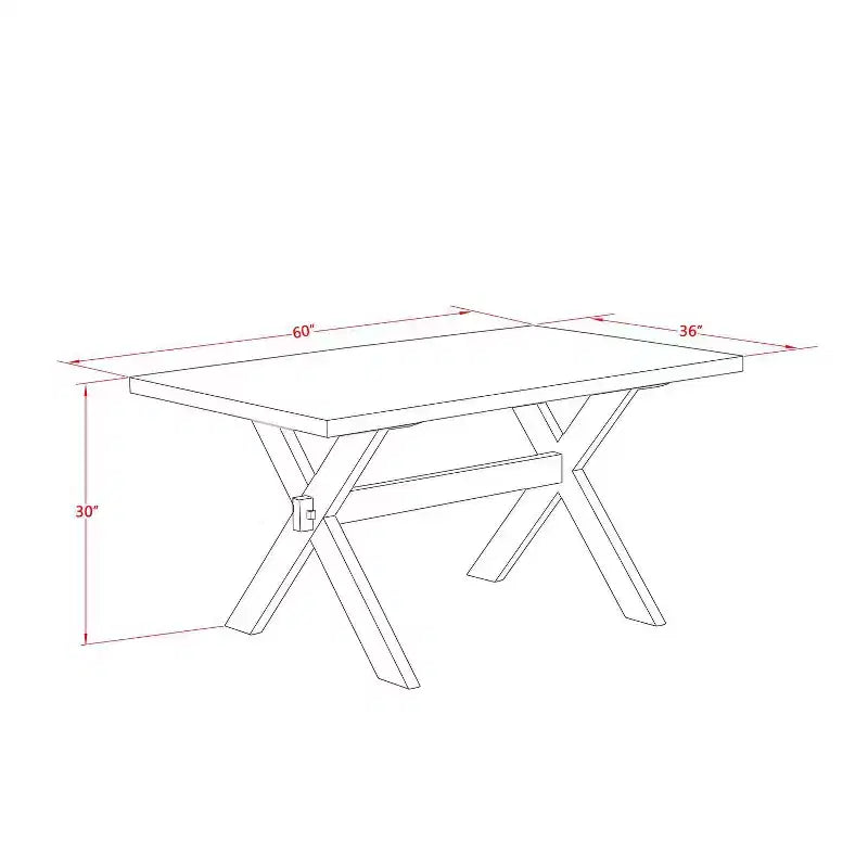 HomeStock - Tavolo da pranzo rettangolare a 6 posti in legno massello con finitura in rovere naturale, con 1 panca e 4 sedie