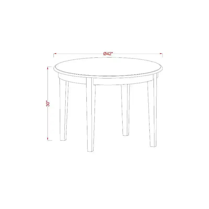 Set Tavolo da Pranzo Rotondo 3 pezzi, Tavolo e Sedie in Stile Francese Rustico con Gambe Bianche Lino e Pelle Sintetica Color Stagno