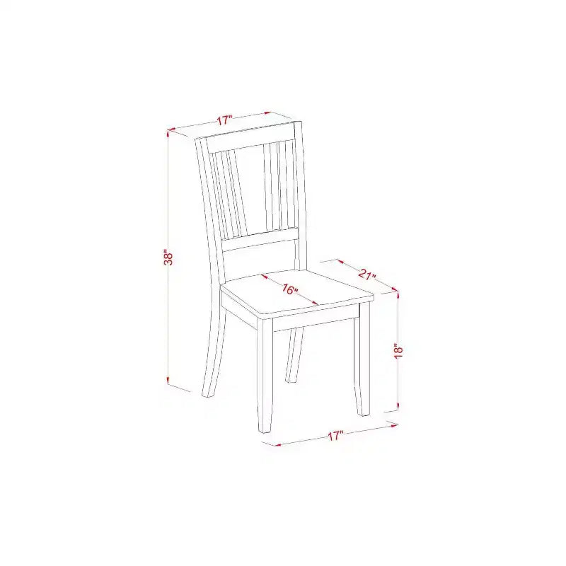 Set da tavolo rotondo - Tavolo da 36 pollici con 2 sedie - Set per sala da pranzo/cucina