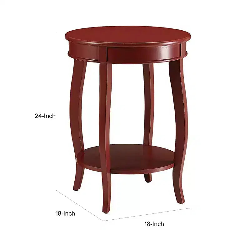 Tavolino Royal Hampton, rosso