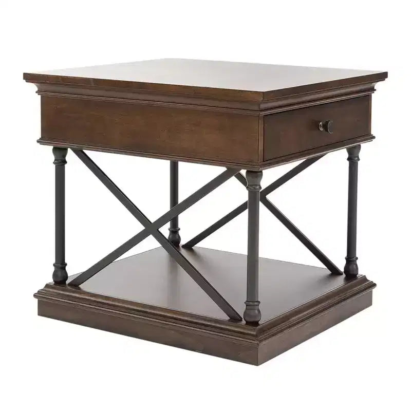 Liberty Furniture,Tribeca Drawer End Table in Cordovian Brown