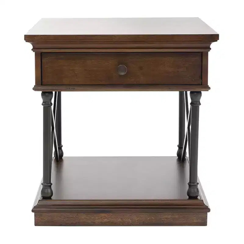Liberty Furniture, Tavolino con cassetto Tribeca in marrone cordovano