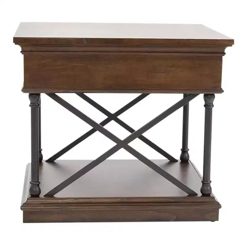 Liberty Furniture, Tavolino con cassetto Tribeca in marrone cordovano