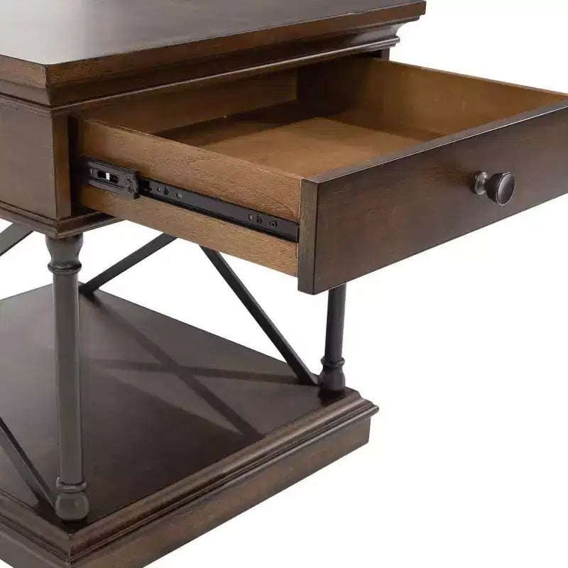 Liberty Furniture, Tavolino con cassetto Tribeca in marrone cordovano