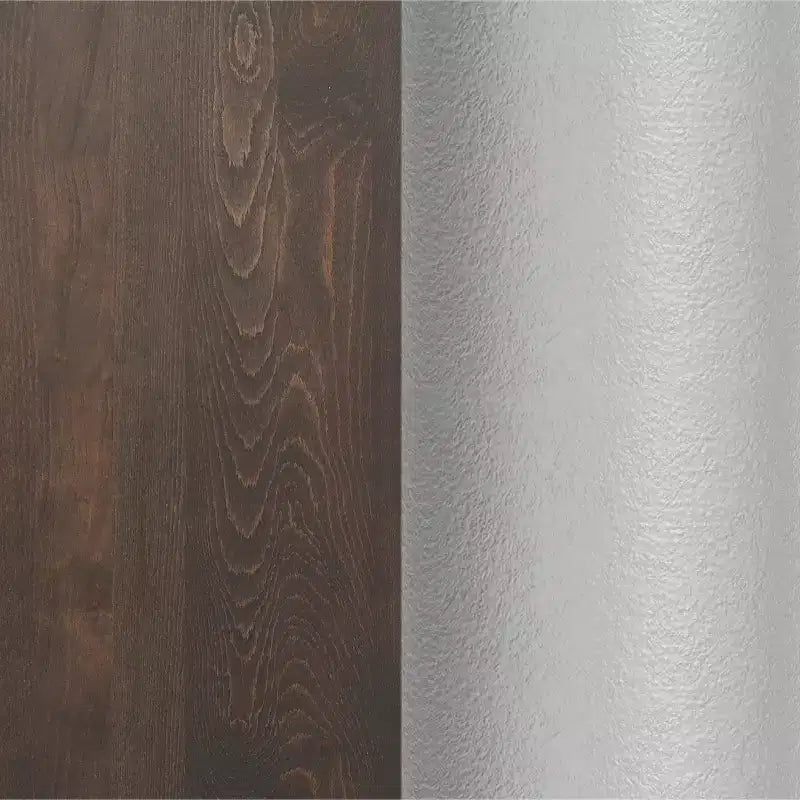 Flash Furniture Bennett Piano Tavolo Quadrato in Legno Massello Commerciale da Interno con Base a X in Ghisa Antiruggine per Altezza Cena 30 x 30