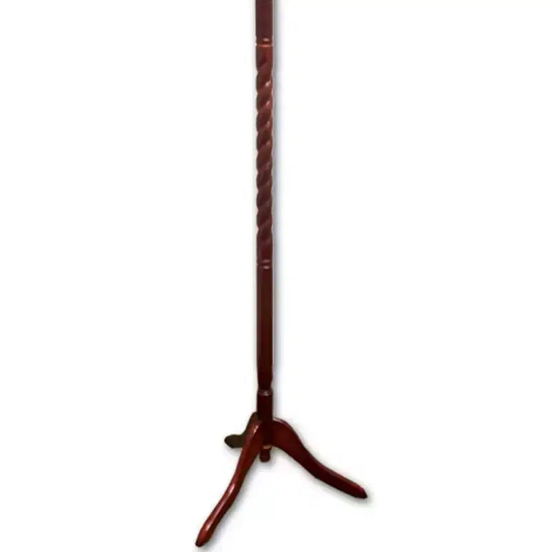 Okak 71.5IN Appendiabiti Autoportante con Supporto in Legno, Elegante Attaccapanni con 6 Ganci, Appendiabiti per Soggiorno, Camera da Letto, Ingresso, Ciliegio