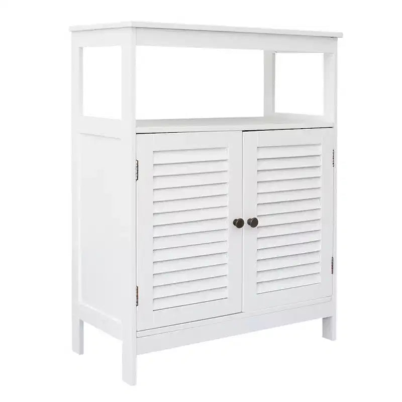 Karl Home Armadietto da Bagno a Due Ante, 80 cm, Bianco
