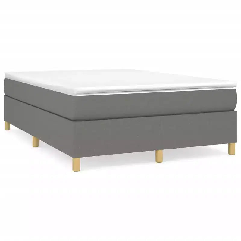 Giroletto in tessuto grigio scuro (100% poliestere), compensato, legno ingegnerizzato
