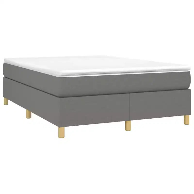 Giroletto in tessuto grigio scuro (100% poliestere), compensato, legno ingegnerizzato