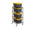Seville Classics Storage Tote Bin Shelving Rack