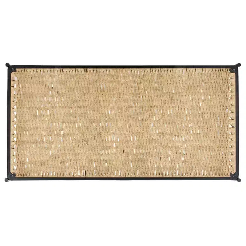 Tavolino da Caffè Omaka 1 Ripiano - COF2308A - Naturale/Nero - Safavieh
