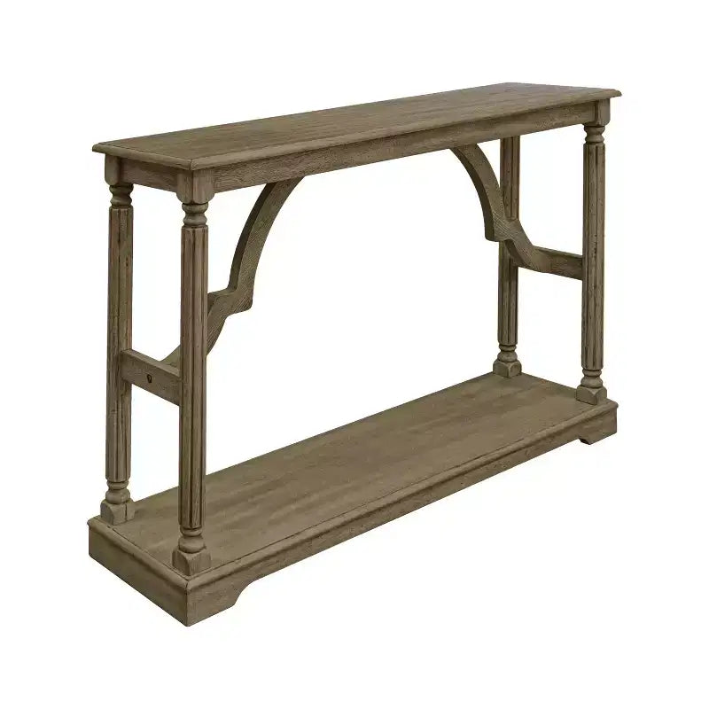 Consolle Galano in legno con ripiano inferiore 45,9 L x 11,8 P x 29,9 H