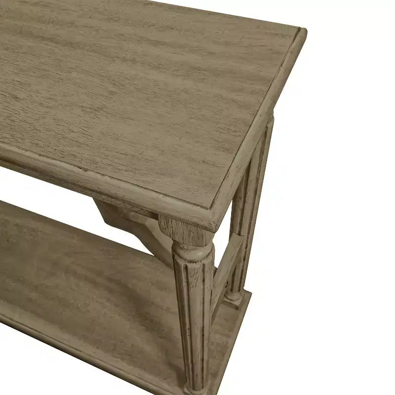 Consolle Galano in legno con ripiano inferiore 45,9 L x 11,8 P x 29,9 H