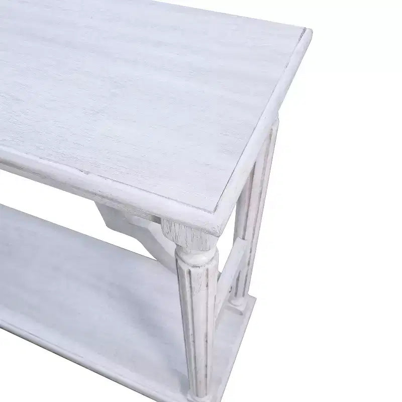 Consolle Galano in legno con ripiano inferiore 45,9 L x 11,8 P x 29,9 H