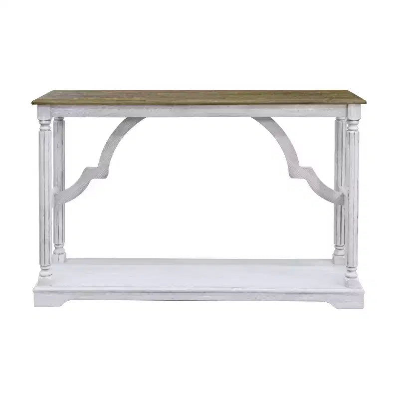 Consolle Galano in legno con ripiano inferiore 45,9 L x 11,8 P x 29,9 H