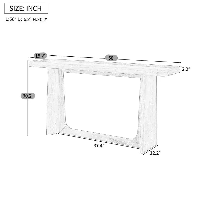 Christopher Knight Home Tavolo consolle Bridgely con design a vassoio