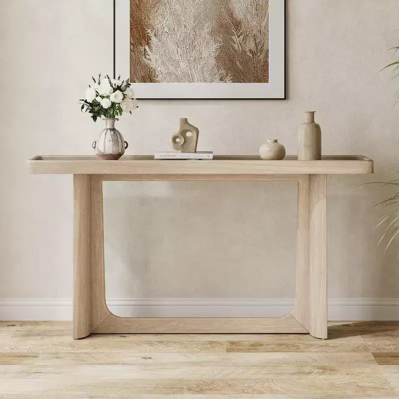 Christopher Knight Home Tavolo consolle Bridgely con design a vassoio