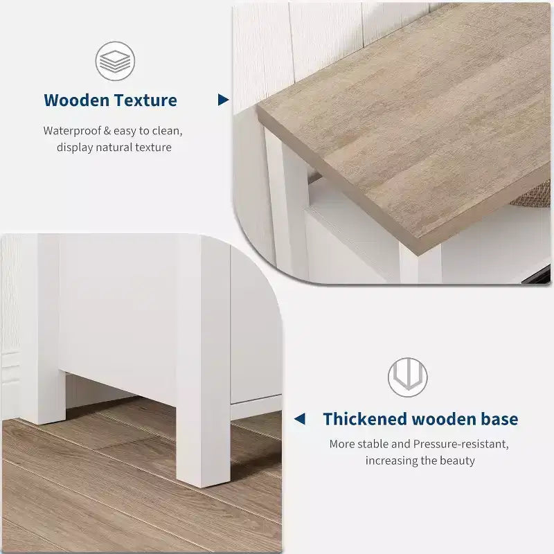 Mobile TV rustico per TV da 70 pollici, mobile da intrattenimento lungo 160 cm con contenitore e ripiano aperto, porta TV grande, moderno tavolo console multimediale alto