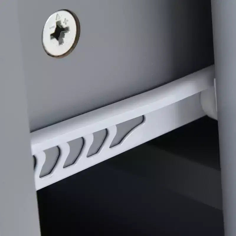 Carrello da Cucina con Piano in Legno e Banco Colazione a Ribalta, Isola da Cucina Mobile su Ruote con Contenitore e Portasciugamani