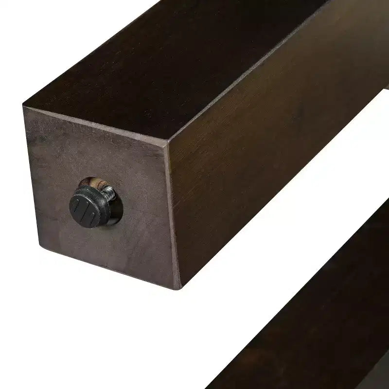 Tavolo Consolle 47 con Cassetti, Tavolino da Divano con Finitura in Legno, Tavolino Stretto per Ingresso, Soggiorno o Ufficio-Panipeachy