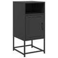 vidaXL Bedside Cabinet Nightstand Side End Table Home Bedroom Furniture Steel
