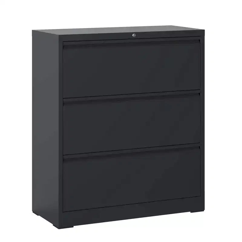 Classificatore orizzontale bloccabile VIYET 40H - Metallo resistente per ufficio domestico, guide silenziose a estensione completa, sistema antiribaltamento, adatto per documenti Letter/Legal/A4/F4